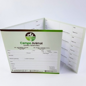 Carteira de Vacina��o Animal - 15x45cm